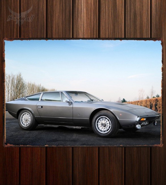 Металлическая табличка Maserati Khamsin 406 Металлическая табличка Maserati Khamsin 406